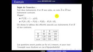 probabilités conditionnelles tableau [upl. by Thera]