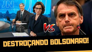 JORNAL NACIONAL DESTROÇA BOLSONARO [upl. by Alisa]