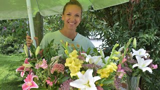 Set up the Flower Stand with Me 🌼🌸🌺  Northlawn Flower Farms [upl. by Camilia250]