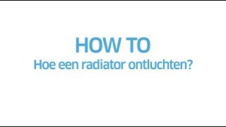 ENGIE  How to hoe een radiator ontluchten [upl. by Cyprio]