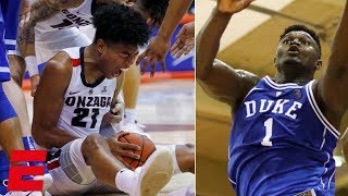 Gonzaga fends off Zion Duke in thrilling Maui Invitational finish  College Basketball Highlights [upl. by Pepe]