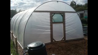 DPlant Horticulture how to build and cover a polytunnel [upl. by Enneira951]