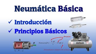 NEUMÁTICA BÁSICA  INTRODUCCIÓN  PRINCIPIOS BÁSICOS [upl. by Artiek]