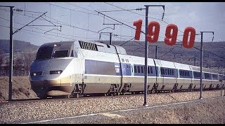 Record de vitesse TGV 1990 [upl. by Auot]