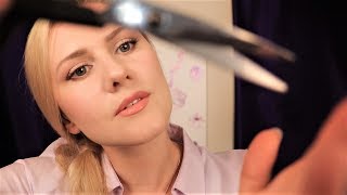 ✂️ Sleepinducing Haircut 💇 ASMR  Shampoo  Page Flipping  Scissors [upl. by Korey]