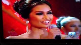 Janine Tugonon Question and Answer Bb Pilipinas 2012 [upl. by Aleunamme]