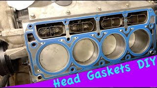 Ls Head Gasket Install DIY [upl. by Ahern769]