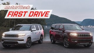 2022 Jeep Wagoneer amp Grand Wagoneer  MotorWeek First Drive [upl. by Nodnab]