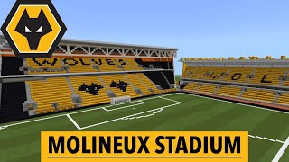 Minecraft  STADIUM  Molineux Stadium  Wolverhampton [upl. by Nosnibor]