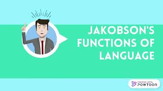 Linguistic 101 Jakobsons functions of language [upl. by Georgia]