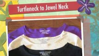 How to Change a Turtleneck into Lower Neckline [upl. by Paterson193]