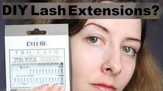 DIY Lash Extensions with Eylure Individual Lashes  Revlon Glue [upl. by Itsirhc]