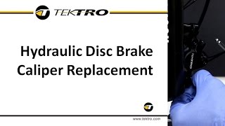 Hydraulic Disc Brake Caliper Replacement [upl. by Afrika]