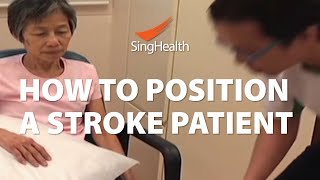 How To Position A Stroke Patient [upl. by Entsirhc522]