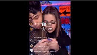 PRYMRR AND GABE FLIRTING ON TIK TOK LIVE 🍵 [upl. by Levine]