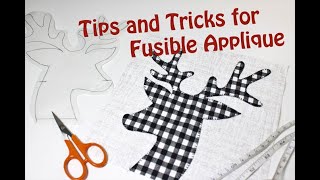 Tips and Tricks for Fusible Applique [upl. by Anitsihc]