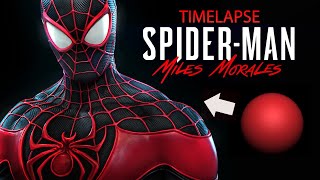 Marvels SpiderMan PS4 Statue Painting  Crafty Art SpiderMan [upl. by Sansen11]