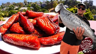 HOW TO MAKE SMOKED CANDY SALMON  Full Recipe [upl. by Netta765]