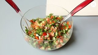 How to make Israeli salad [upl. by Wehner]