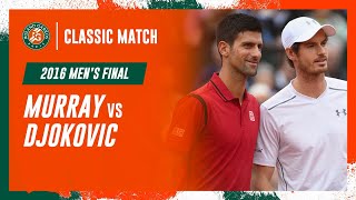 Djokovic vs Murray 2016 Mens final  RolandGarros Classic Match [upl. by Adanama613]