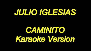 Julio Iglesias  Caminito Karaoke Lyrics NUEVO [upl. by Willabella]