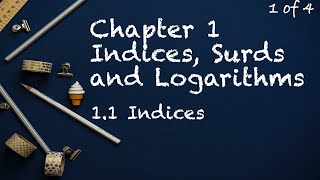 Chapter 1 Indices Surds and Logarithms  11 Indices 14 [upl. by Noyk]