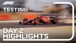 Day 2 Highlights  F1 PreSeason Testing 2024 [upl. by Sopher624]