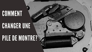 Comment changer une pile de montre [upl. by Merras]