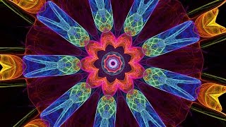 Splendor of Color Kaleidoscope Video v13 Hypnotic Visuals to Relaxing Ambient Meditation Music [upl. by Hurst175]