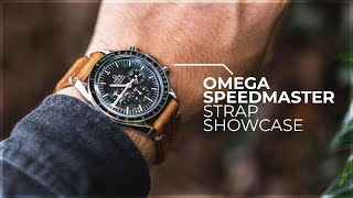 The Perfect Strap Combos  Omega Speedmaster Moonwatch Strap Showcase by WatchGecko [upl. by Andert963]