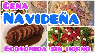 IDEA CENA NAVIDEÑA FÁCIL Y ECONÓMICA SIN HORNO [upl. by Ines]