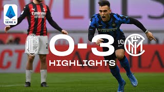 AC MILAN 03 INTER  HIGHLIGHTS  SERIE A 2021  LuLa turns Milano Nerazzurra ✌🏻⚫🔵 [upl. by Babby544]