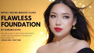 FLAWLESS MAKEUP BASE  Free Online Makeup Class Part 1 by GDiipa [upl. by Treblih]