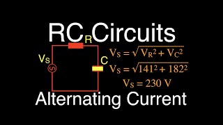 RLC Circuits 10 of 19 Series RC Calculating Impedance Current and Voltage [upl. by Krall]