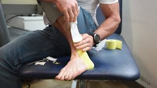 Peroneal Tendinopathy Kinesiology Taping Technique [upl. by Teresita274]