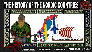 The Nordic Countries Animated Scandinavian History [upl. by Marybelle353]