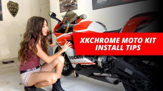 Installing Motorcycle RGB LED Light Kit on Ducati  XKGLOW [upl. by Prebo]