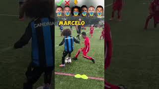 Messi VS Mbappe VS Marcelo VS Vini Jr VS Neymar VS Ronaldo Kids Skills Challenge [upl. by Stark]