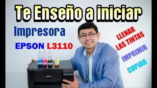 Impresora Epson L3110 Instalación configuración pc [upl. by Ycul]