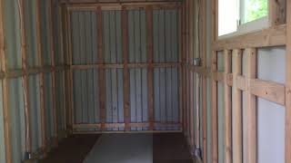 Shipping Container House Framing [upl. by Selimah557]