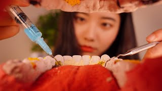 ASMR VR 치석제거 치과 롤플레이당신은 목젖입니다 asmr scaling dentist VR 180 상황극 [upl. by Rainie]