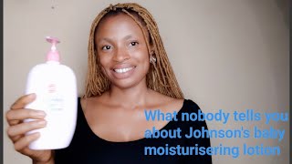 Johnsons baby moisturising lotion benefits for grownup skin My experience [upl. by Novad]