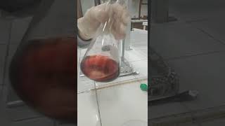 Titration of oxalate by potassium permanganate [upl. by Atteuqehs]