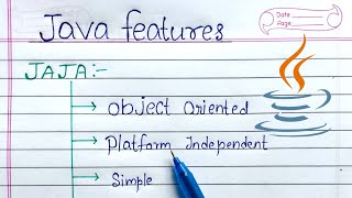 Features of Java Hindi  Learn Coding [upl. by Elephus]