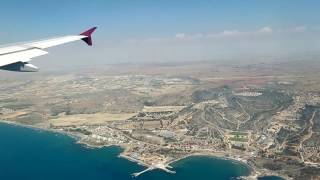 Landing at Larnaca International Airport Cyprus [upl. by Arim]