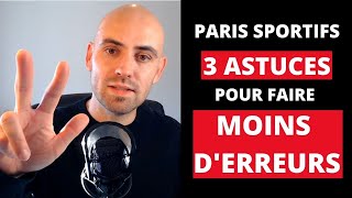 3 ASTUCES POUR PERDRE MOINS PARIS SPORTIFS 🤑 [upl. by Zendah]