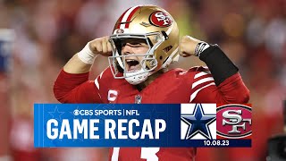 Purdyled 49ers CRUISE past Cowboys at home  Game Recap  CBS Sports [upl. by Allertse]