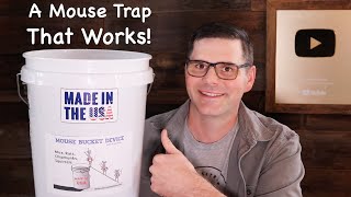 An Awesome and Simple Mouse Trap That Works The Mouse Bucket Device Mousetrap Monday [upl. by Ahsitniuq945]