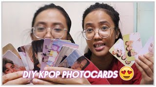 HOW TO MAKE DIY KPOP PHOTOCARDS [upl. by Mariande597]