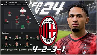 AC Milans New 4231 Tactics  EA FC 24 [upl. by Ofella]